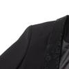 Spring 2026 Women's Luxe Suit: Cuff Patchwork with Ostrich Feather & Rhinestone Trim