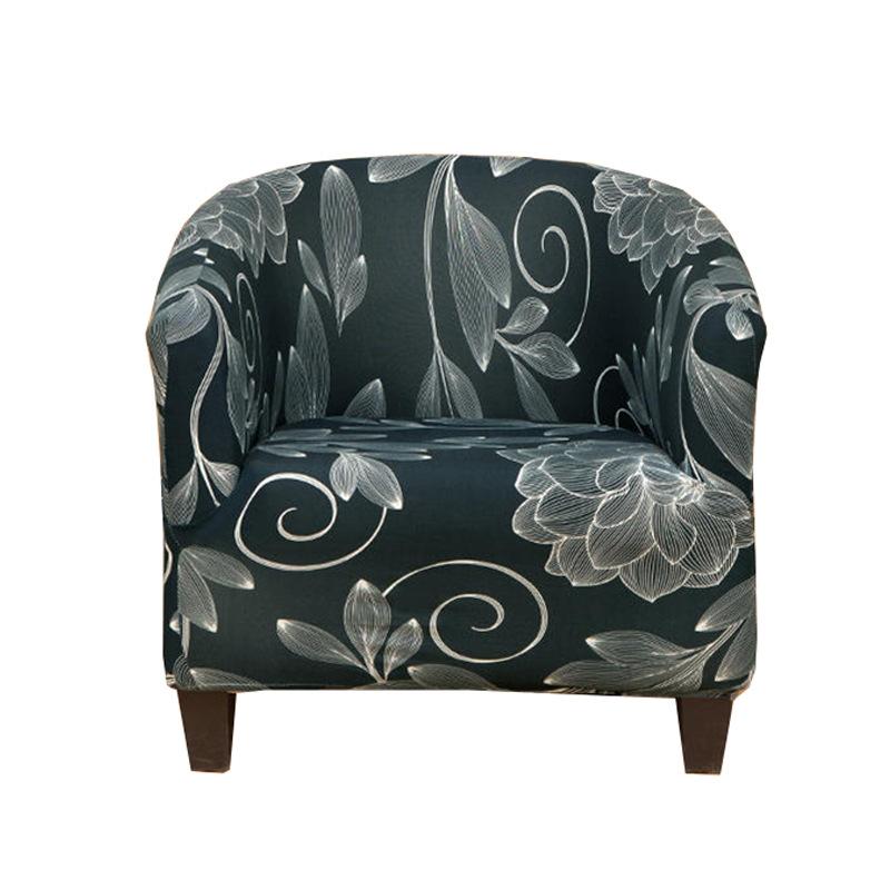 

Elastic Printing SemicirJUEe Sofa Cover All-InJUEusive Ghost Chair for Internet Cafe Hotel Sofa Protector free size