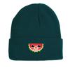 Cartoon Watermelon Warm Knitted Hat Beanie, Fruit Skullies Beanies Autumn Cuff Solid Bonnet Knit Hat Beanie