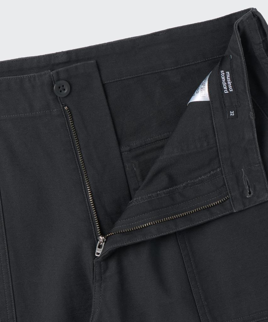 MUSINSA STANDARD Wide Replica Fatigue Pants [Dark Gray]