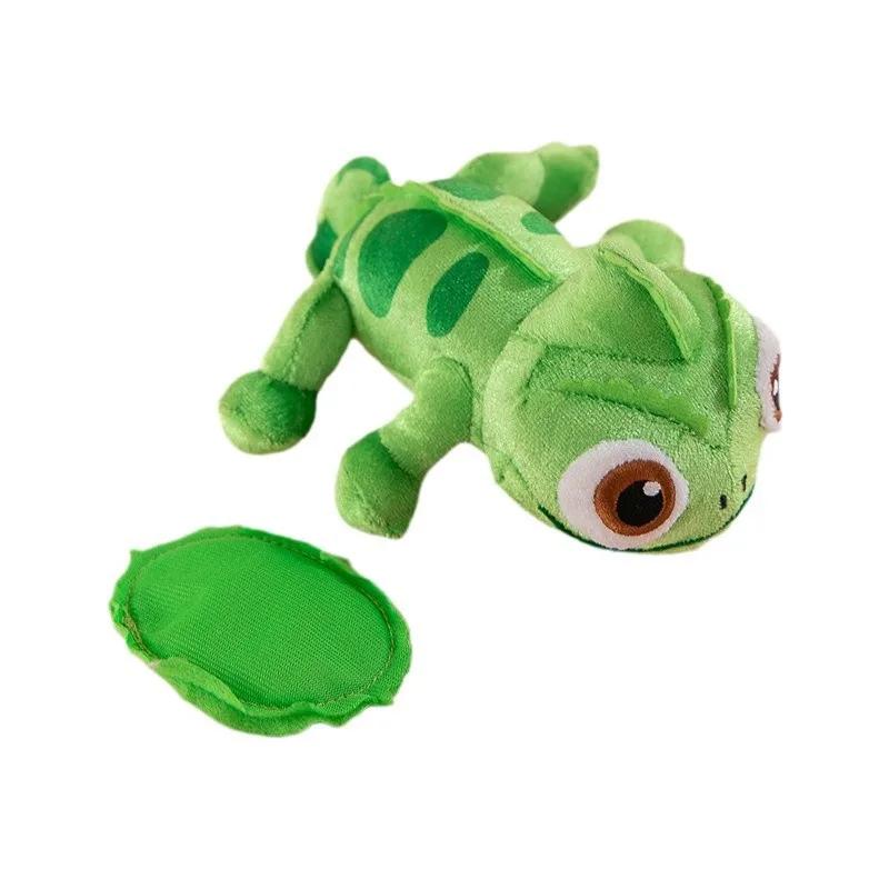 

Non-Toxic New Pascal Rapunzel Chameleon Plush Dolls 15Cm Pascal Stuffed Animals Plush Doll Pascal Rapunzel Shoulder Plush Toys Kids Gifts