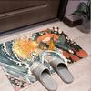 Charizard VS Blastoise Pattern Rug, Indoor/Outdoor Mat, for Picnic, Gameroom, Bedroom, Office, Living Room, Home Decor Carpet, Birthday Gift