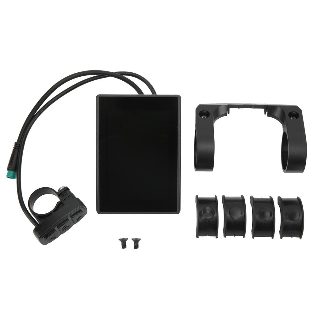 LCD8SU LCD Display Color Screen Instrument with Waterproof Connector Mountain Bike Lithium Battery Modification Accessories