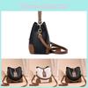 Chic Black And White Color Block Single Shoulder Crossbody Bucket Bag