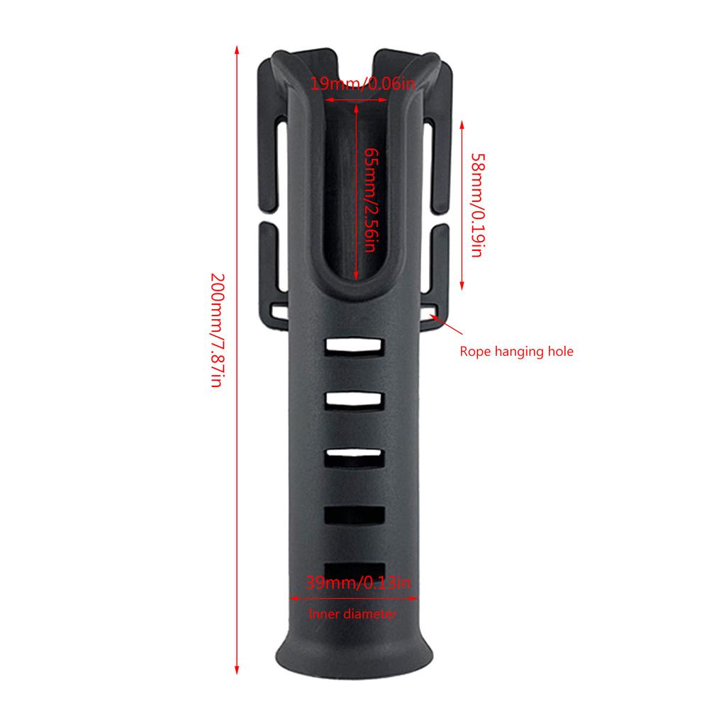 Multi-Function Nylon Belt Rod Holder Pole Inserter Fishing Rod Rack Quick Waist Holder Inserting Device for Marine Boat