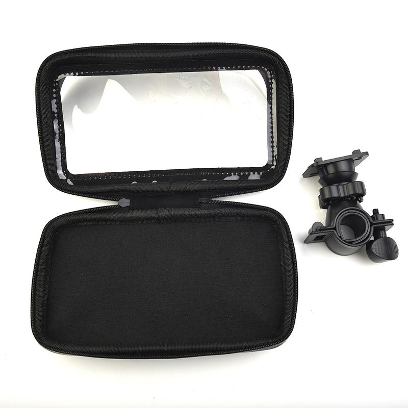 Mount Kit Handlebar Holder Anti Shock Set ATV Bike Black Case For Mobile Phone GPS Motorcycle Mount Accessories