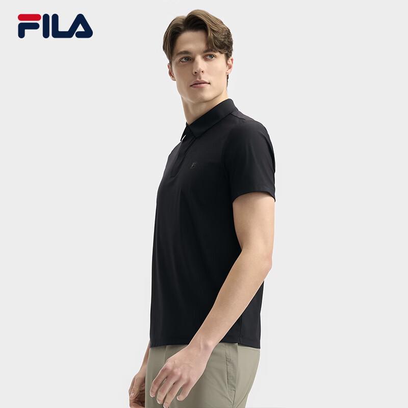 Fila Men's Cooling Knit Short Sleeve Polo Shirt