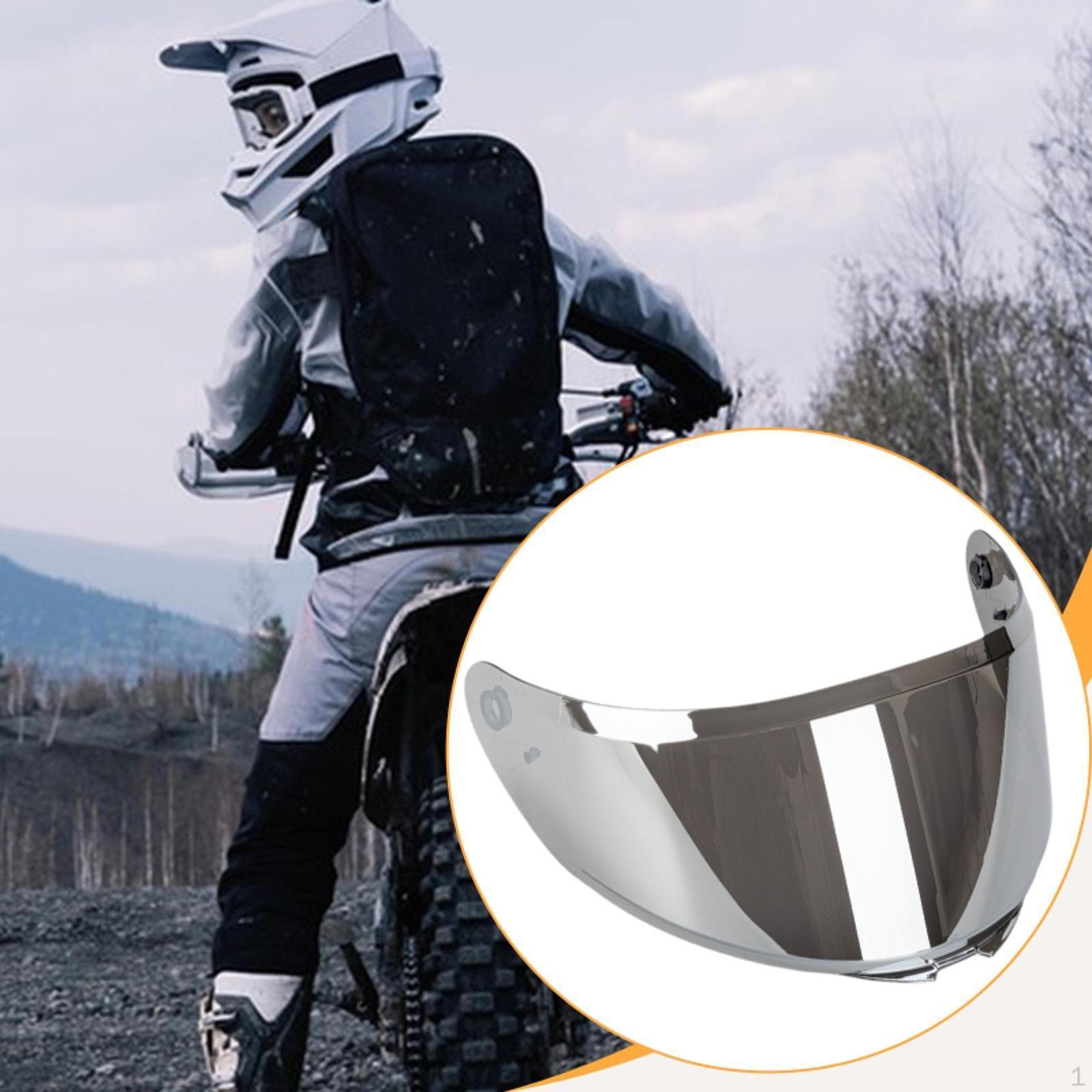 

Face Helmet Visor Directly Replace Dustproof Motorcycle Replacement Anti Scratch for XG-1 Silver