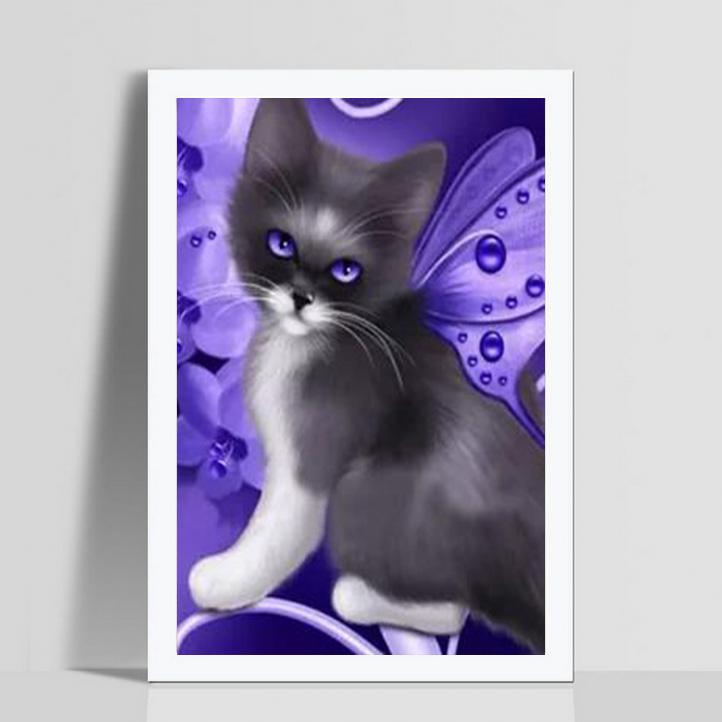 

DIY 5D Алмазная картина Мозаика Мультфильм Симпатичные домашние животные Ручная работа Алмазный набор крестиков 20*30 cm