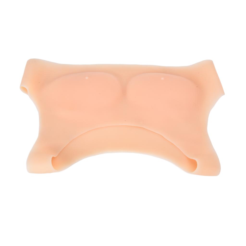 Fake Simulation Chest Vest Soft Thickened Silicone Men s False Chest Muscles Cosplay Costume