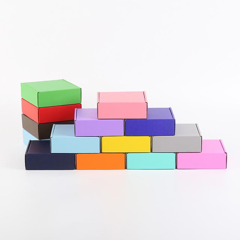 Durable Thickened Brown Jewelry Gift Box with Colored Packaging