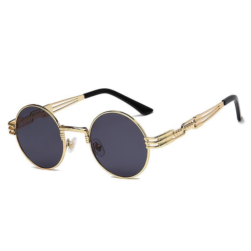 Vintage Sunglasses Punk Steam Prince Glasses Men'S Metal Round Frame Spring Glasses Frame Women'S Sunglasses