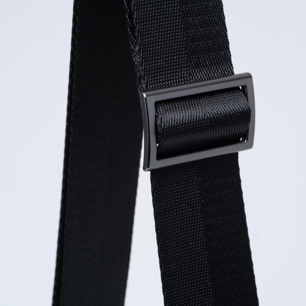 Unisex Schultertasche mit BLACK KINGHerren/Damen (Vertikale) Fleur-de-lis Monogramm, Kompakt, PVC, Wasserabweisend