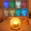 Projection Night Light Water Ripple Led Lamp16 Colors Atmosphere Light Bedside Decoration Projector Lamp Christmas Birthday Gift