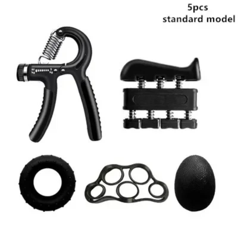 

Набор ручек для фитнеса, 5/6 шт./компл., регулируемый силовой тренажер для пальцев, тренировка мышц предплечья, кольцо-тренажер, захват, мяч 5pcs Standard