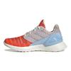 Adidas Rapidarun Knit El C BP Mesh Non-Slip Shock Absorption Low-Top Running Shoes Kids Sneakers Blue Red White G27308