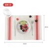 Pvc Striped Placemats, Heat Resistant Non-Slip Easy Clean For Home Dining Kitchen Parties & Daily Use