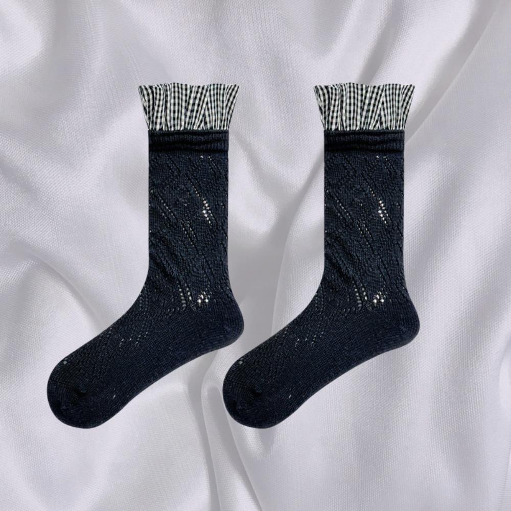 Mesh JK Cotton Socks Thin Women Hosiery Casual Short Sock  Lady