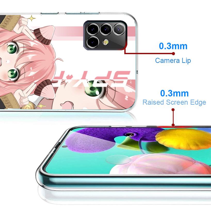 Spy Family Anya Cute Phone Case For Samsung Galaxy A17 A37 A57 A16 A26 A36 A56 A15 A25 A35 A55 A14 A24 A34 A54 A13 A23 A33 A53 G