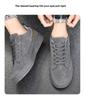 2024 Trendy Men's Spring Shoes: Soft, Wear-Resistant, Versatile Casuals with Thick Soles for Labor Protection