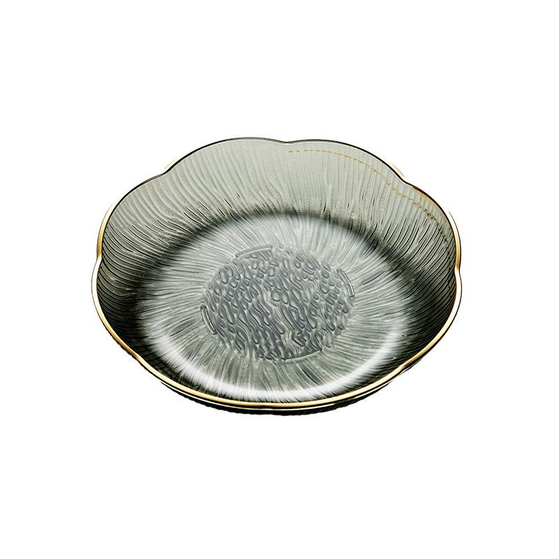 Fruit Plate Living Room Household Coffee Table Fruit Plate High-End Light Luxury Front Desk Candy Plate Snack Plate