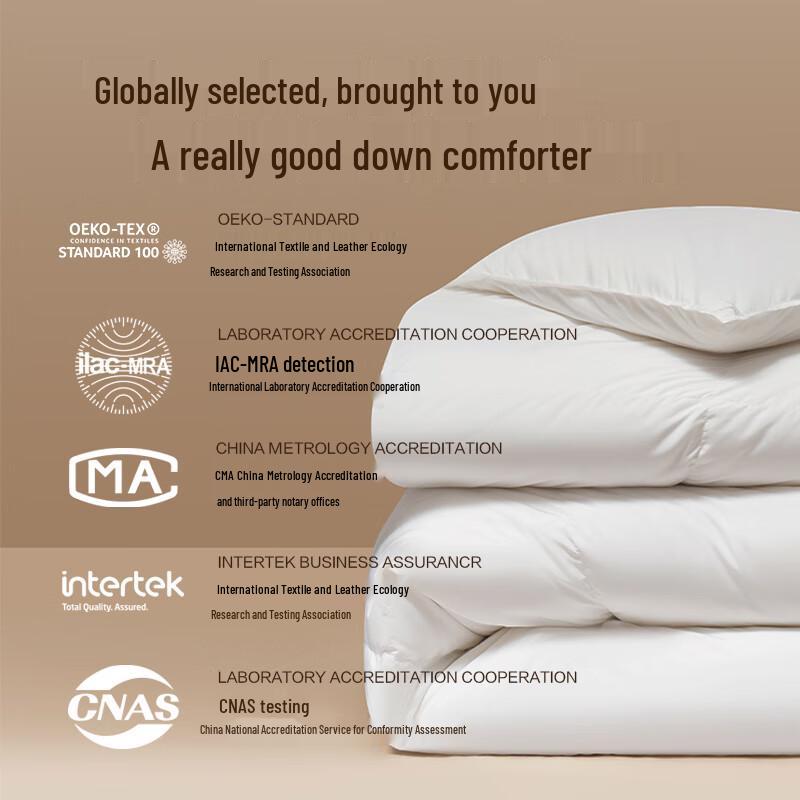 Jingdong Zhizao 90% White Duck Down Duvet