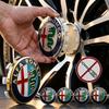 4 szt. 56 60 MM Emblematy Samochodowe Nakładki na Koła Naklejki Odznaki na Koła Do Giulietta 940 Spider 939 Mito 955 159 147