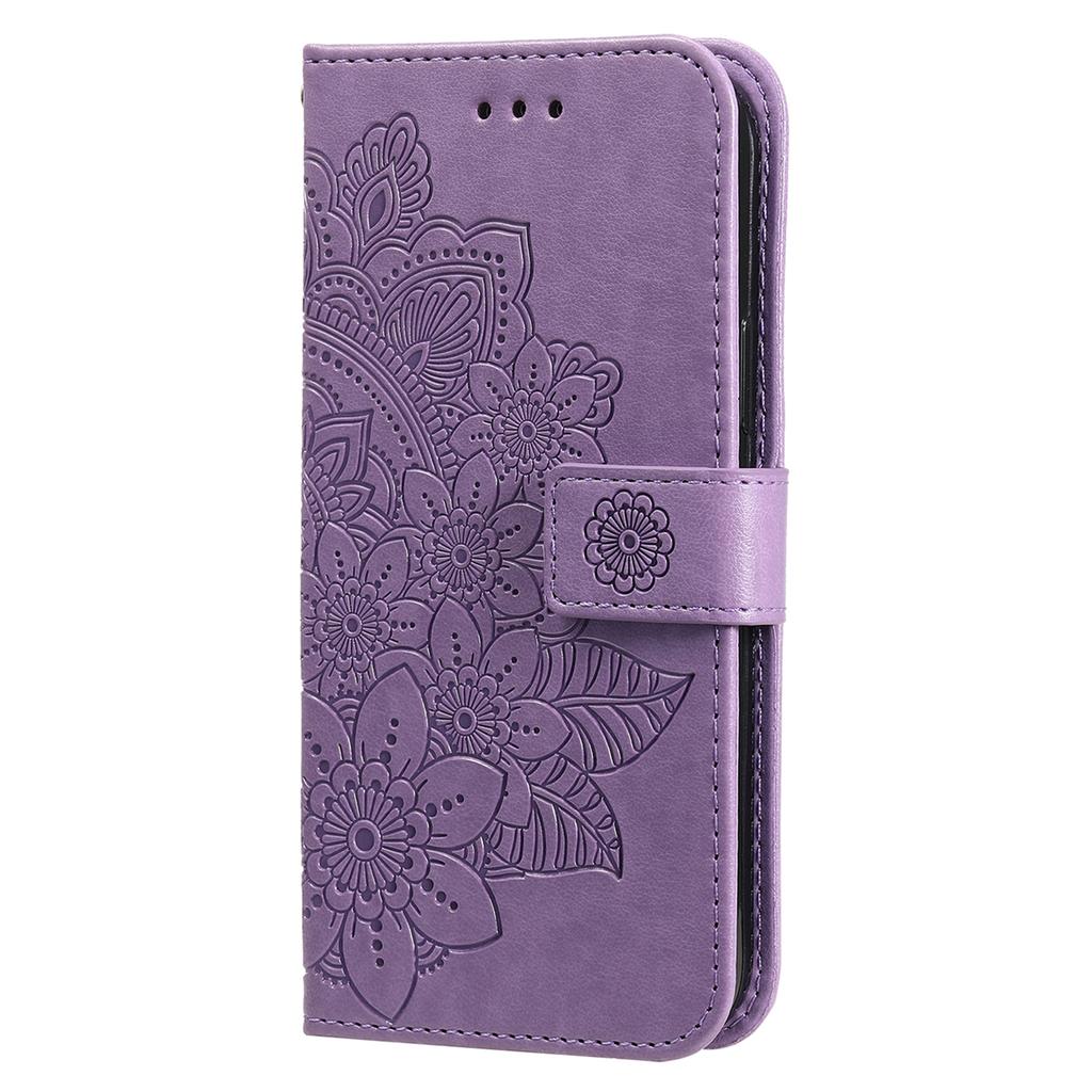 For Honor Magic7 Pro 5G Case Floral Pattern PU Leather Wallet Stand Phone Cover