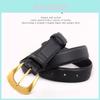 Womens Genuine Leather Belt With Pin Buckle For Casual Jeans Fashion Accessory
