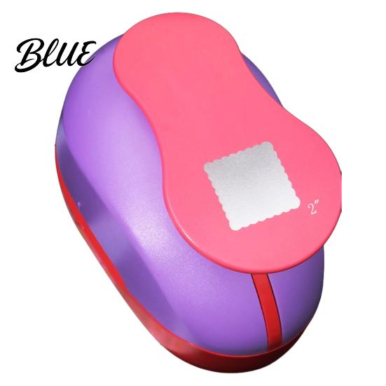 DIY Craft Puncher Postage Stamp for Paper Crafts Rectangular Decorative Shapes Punch Lever Shape Cutter Action Scrapbooking Card Making Gift Tags