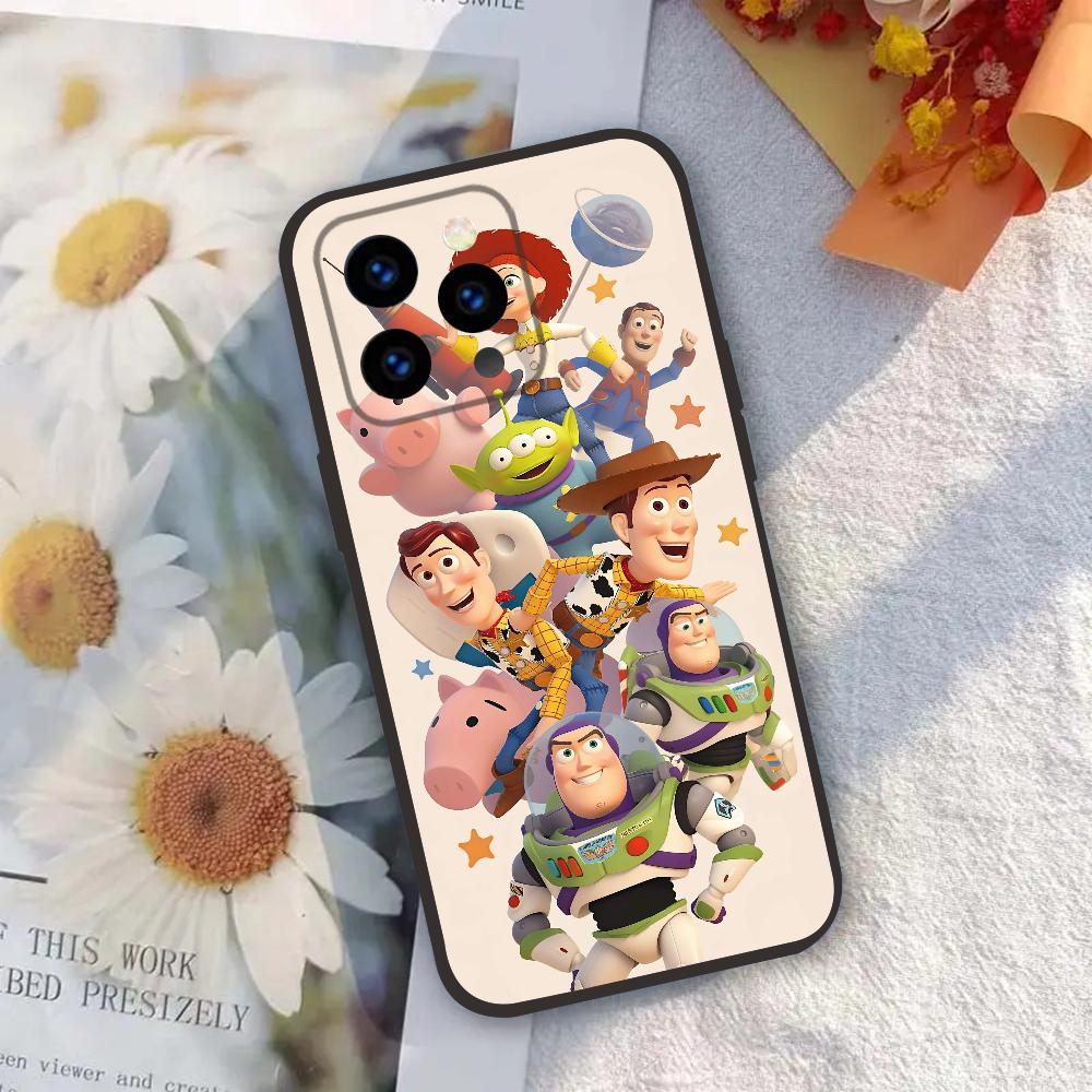 

1 шт. мультяшный чехол для телефона T-Toy S-Story силиконовый мягкий для iPhone 16 15 14 13 12 11 X XR Plus Pro Max Plus For IPHONE 16PROMAX