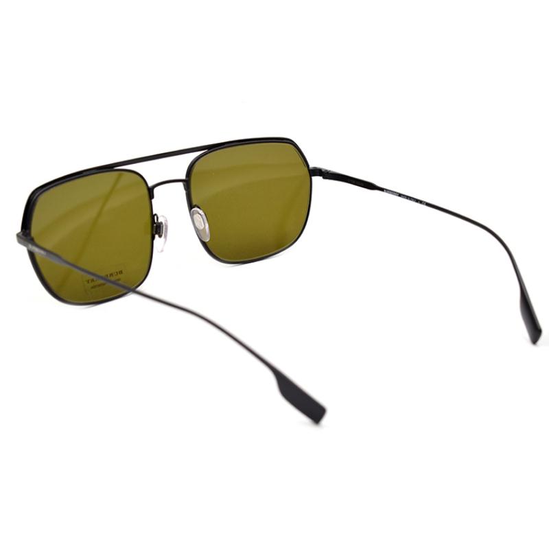 Burberry B.Contemporary Advertising Double Nose Bridge Square Frame Sunglasses Men's Black