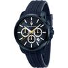 Successo Dark Blue Silicone Gents Quartz Chronograph R8871621044