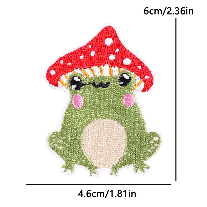 Cute Cat Duck Animal Cartoon Iron On Embroidery Patch for Kids Clothing Backpack Jacket School Bag Kawaii Design Decoration