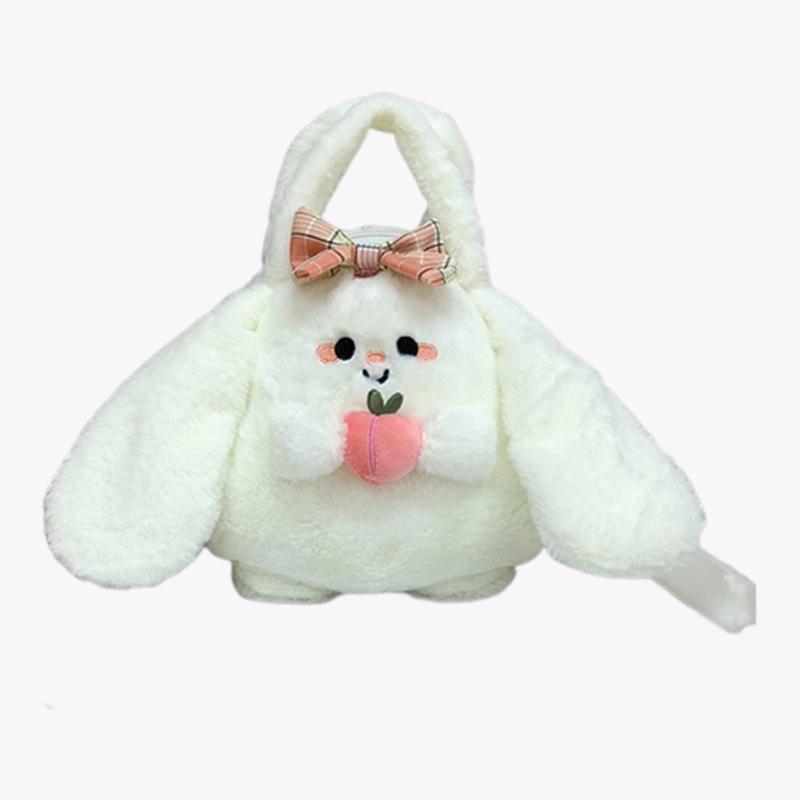 Roztomilá dívka Srdce kabelka Taška do vlasů Žena Studentka Úložný prostor Změna Šikmé Span Bag Claw Doll Machine Taška na panenky