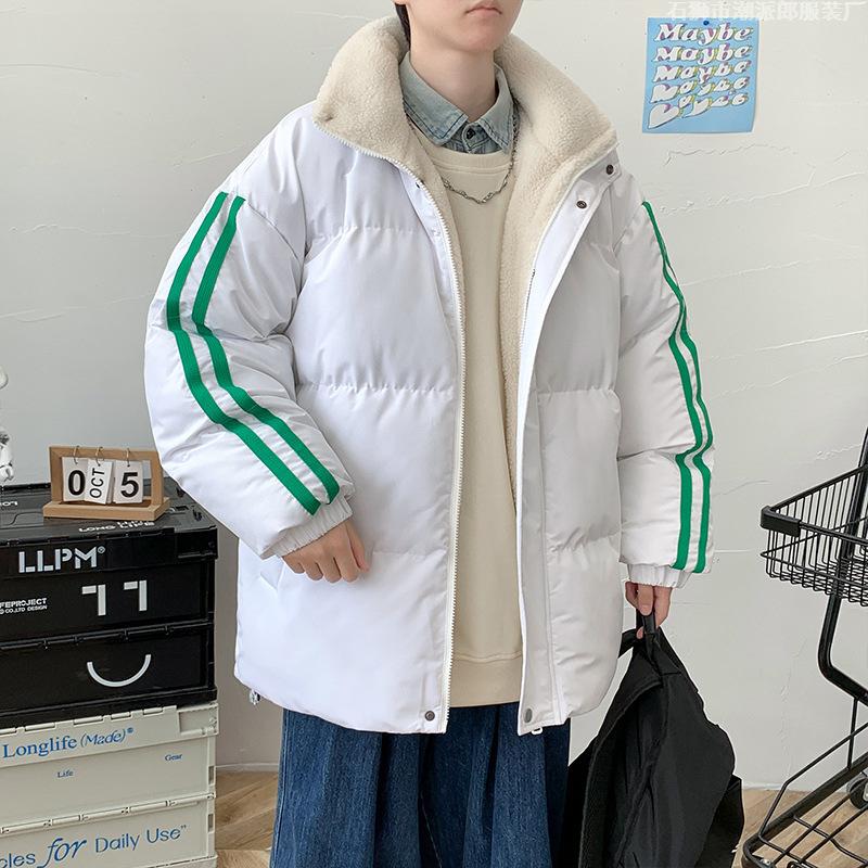 Padded-on Men's Loose Ins Port Romantic Padded Clothes Brand Student Padded Jacket Thickened Short Men's Jacket