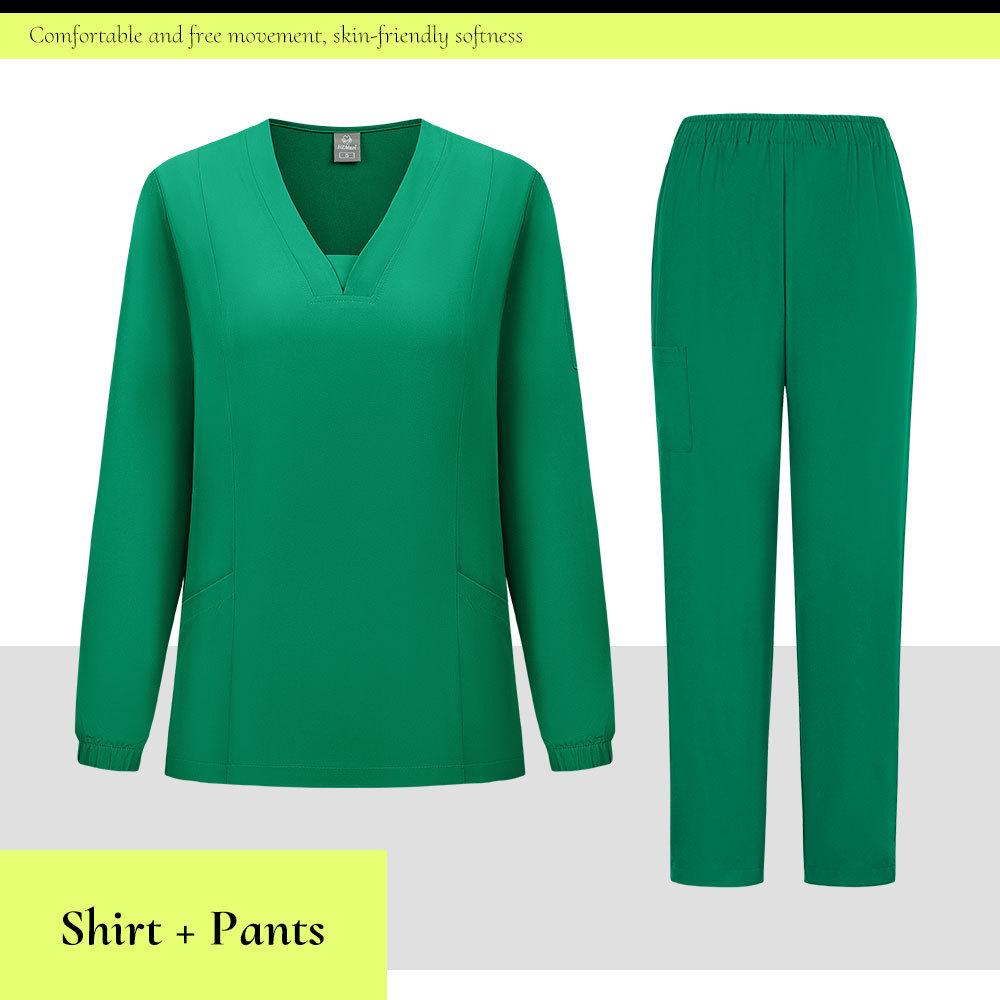 Unisex Breathable Nurse & Spa Beauty Uniform – 7 Colors Available