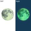 Im Dunkeln leuchtender Mond Wandaufkleber 3D Leuchtender Abnehmbarer Aufkleber für Heimdekoration Kinder Babyzimmer DIY Weltraum Planeten Aufkleber