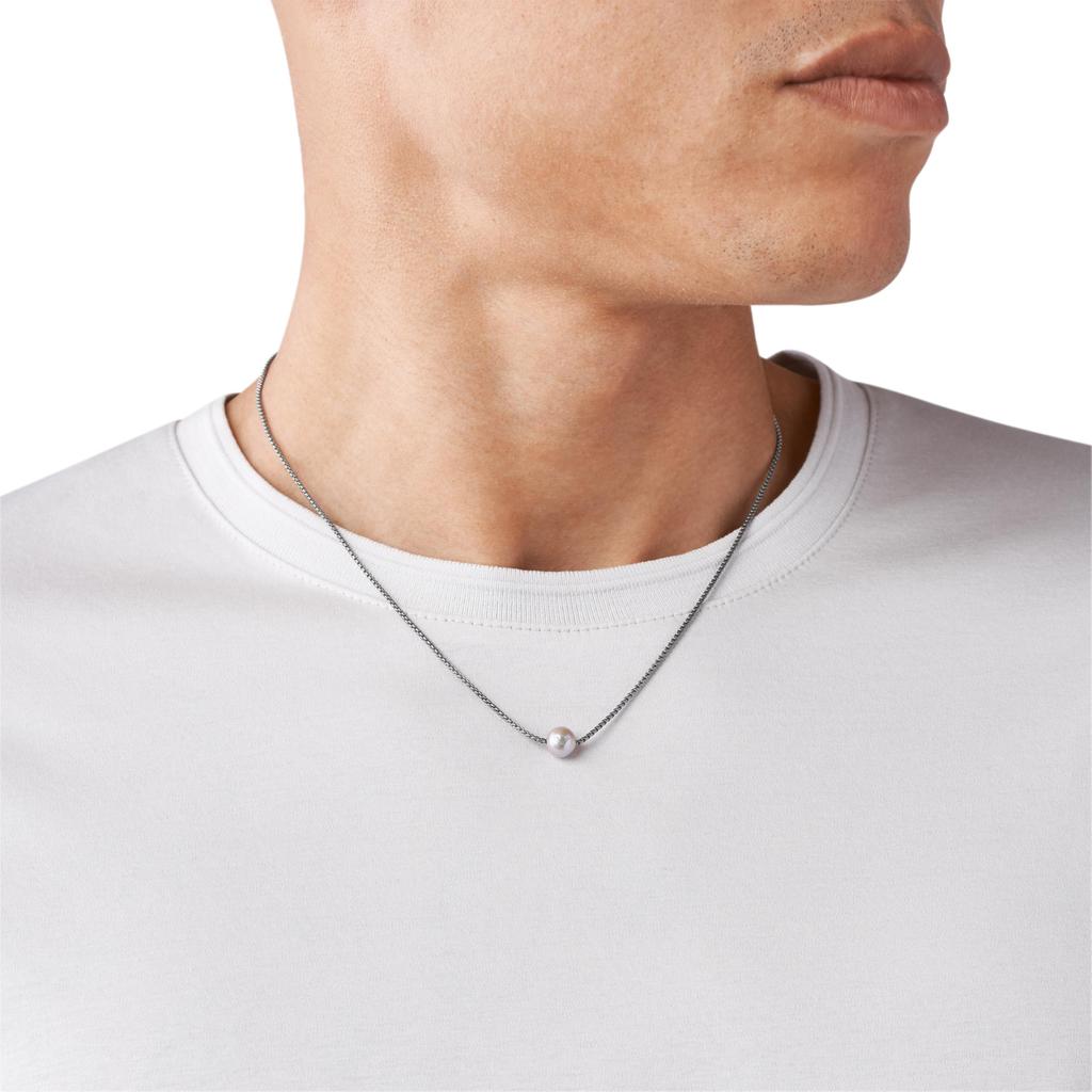 Emporio Armani Grey Stainless Steel Pendant EGS2806060 Men's Necklace,