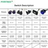 Built-in Car Seat Heater Kit Fit 2 Seats,MAX 100W Carbon Fiber Heating Pads 3 Levels Control Switch System 50℃ High Temperature