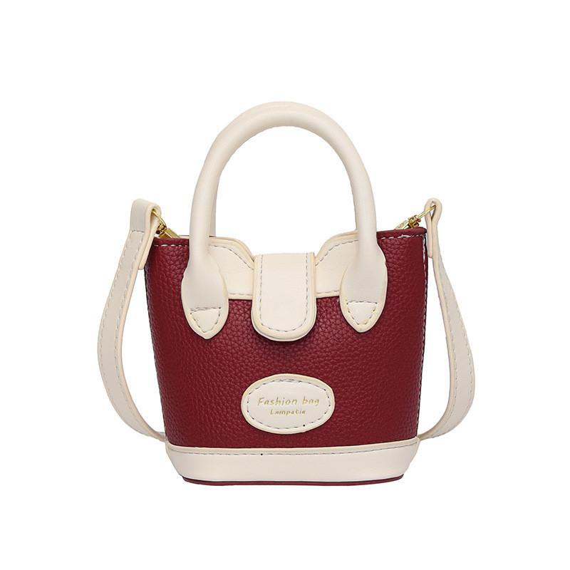 

Cute Unisex Colorful Handbag For Children Made With Breathable Pu Material OffWhite