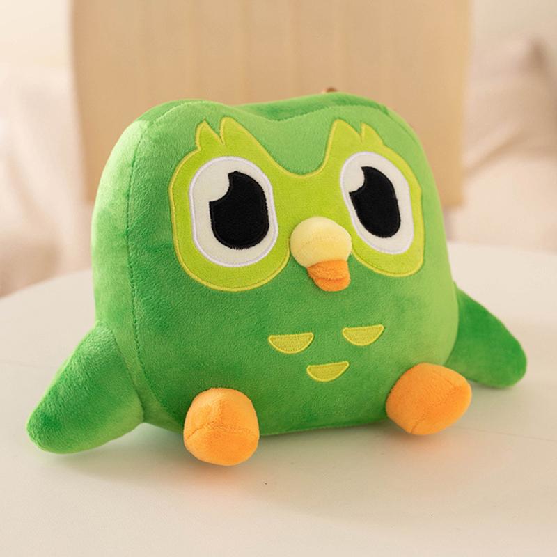 Gufo Di Peluche Morbido 20 Cm Grigio - Peluche Per Bambini, Regalo Carino Per Chi Ama I Gufi