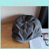 Vintage Japanese Style Newsboy Hat With Breathable Cotton Polyester For Summer And Spring Daily Wear