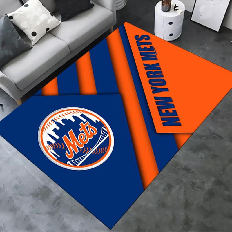 New York Mets Carpet Rug for Living Room Bedroom Home Sofa Decoration,Kids Play Non-slip Floor Mat