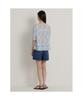 Binpolleidiseu [Daria Song] All-Over Short Sleeve Puff Blouse Sky Blue (Bf6565K51Q)