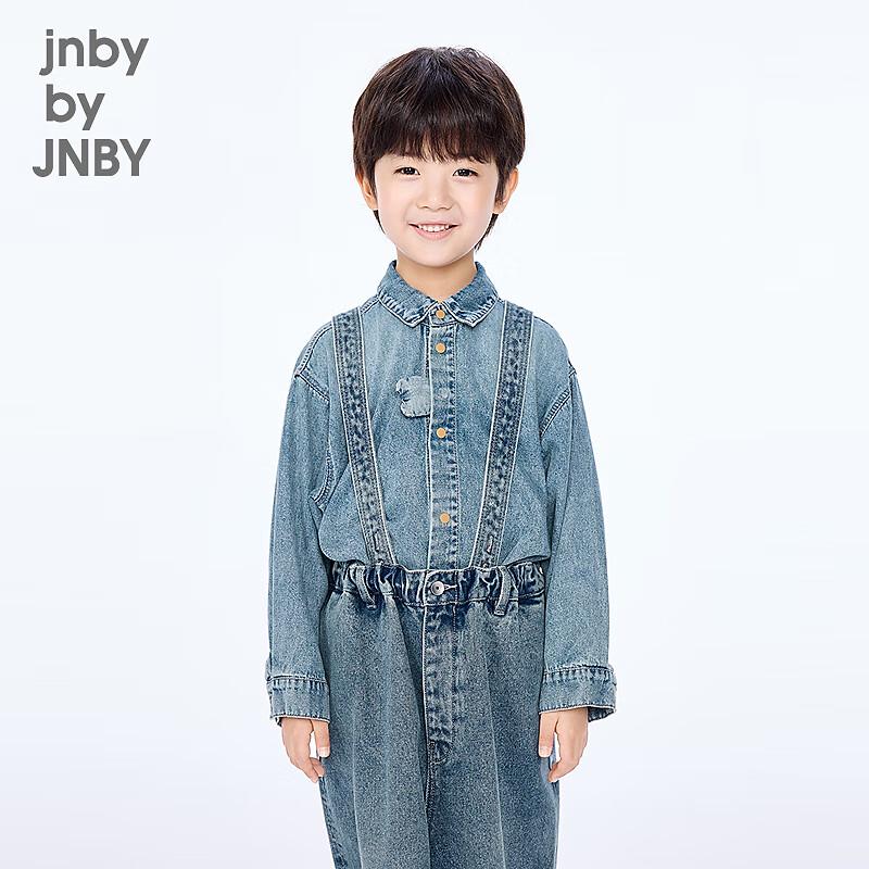 JNBY Kids  Autumn Unisex Long-Sleeve Denim Shirt XL