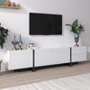 TV Schrank, TV Lowboard mit Schubladen, Moderner Fernsehtisch mit Stauraum, TV Tisch für Wohnzimmer und Esszimmer