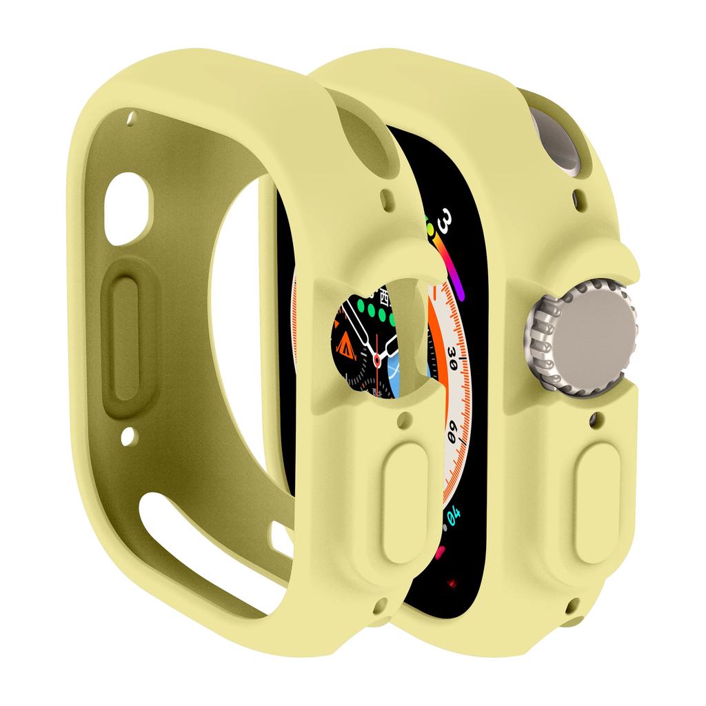 Candy Silicone Case for Apple Watch Ultra 2 49mm Cover 9 8 7 6 Se 5 4 45mm 42mm Protection Iwatch Series 44mm 40mm 41mm Bumper