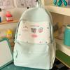 Schoolbag Japanese New High-value Fresh and Sweet Plaid Backpack Cartoon Junior High School Students Lightweight Large-capacity Backpack