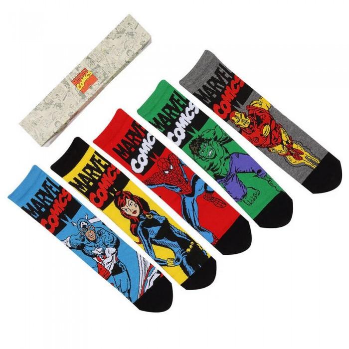 Marvel Comics Unisex Adult Socks (Pack of 5)